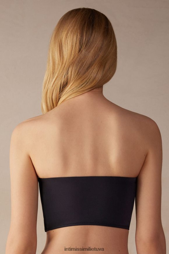 moterys juodas Itin lengvas mikropluošto krūtinės liemenėlės viršus Intimissimi apatinis trikotažas 248BPB551