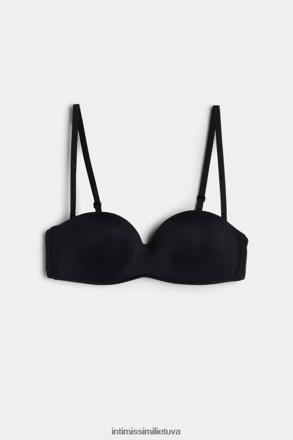moterys juodas gioia bandeau liemenėlė Intimissimi apatinis trikotažas 248BPB814