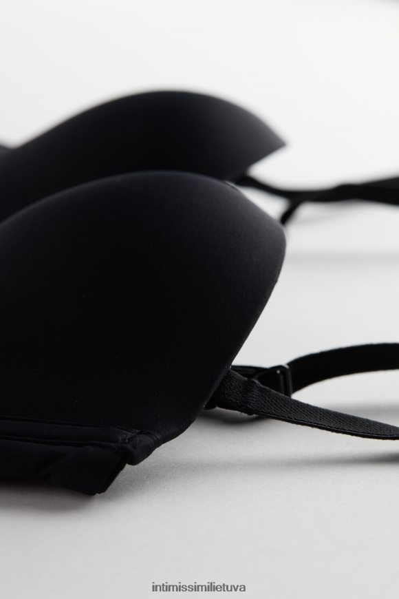 moterys juodas gioia bandeau liemenėlė Intimissimi apatinis trikotažas 248BPB814
