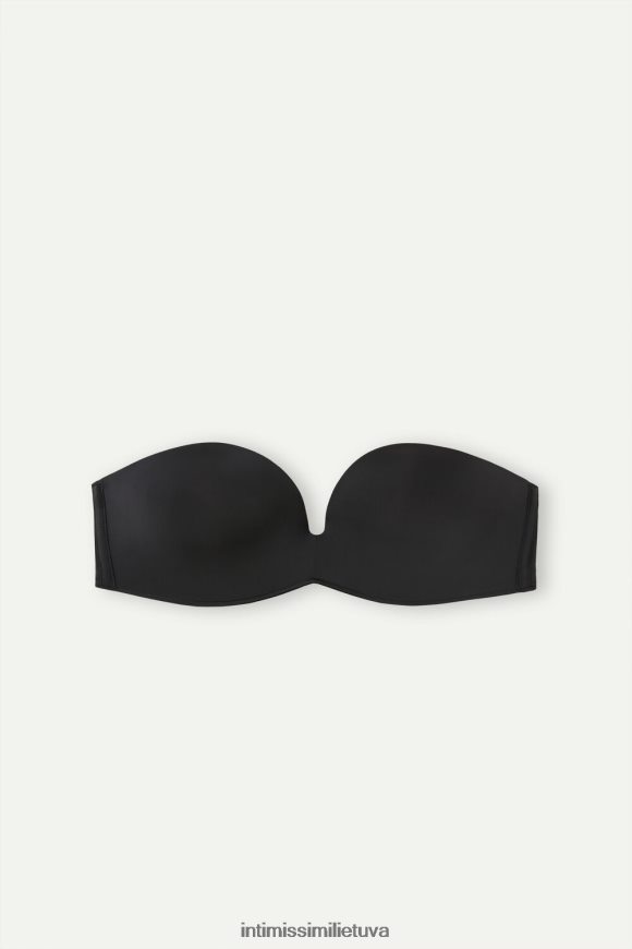 moterys juodas laura itin lengva mikropluošto bandeau liemenėlė Intimissimi apatinis trikotažas 248BPB494