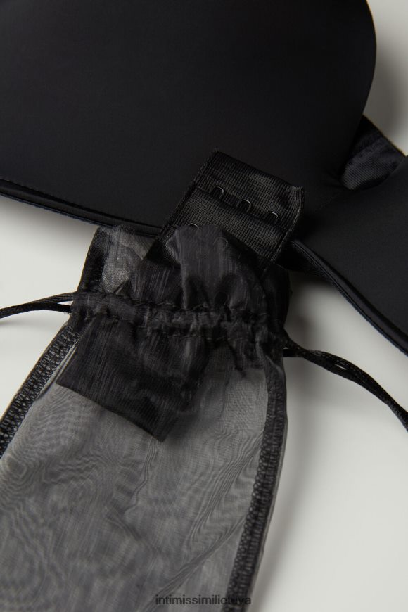 moterys juodas laura itin lengva mikropluošto bandeau liemenėlė Intimissimi apatinis trikotažas 248BPB494