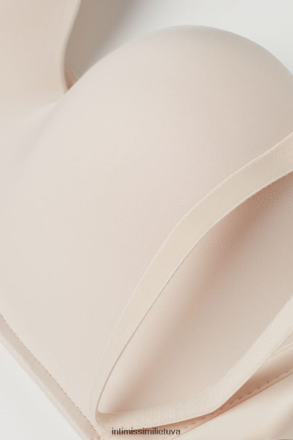 moterys rožinis šilkas gioia itin lengva mikropluošto juostinė liemenėlė Intimissimi apatinis trikotažas 248BPB515