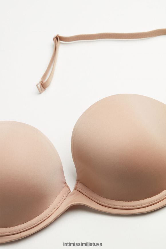 moterys švelnus smėlio spalvos Anna ultralengva mikropluošto juostinė liemenėlė Intimissimi apatinis trikotažas 248BPB735