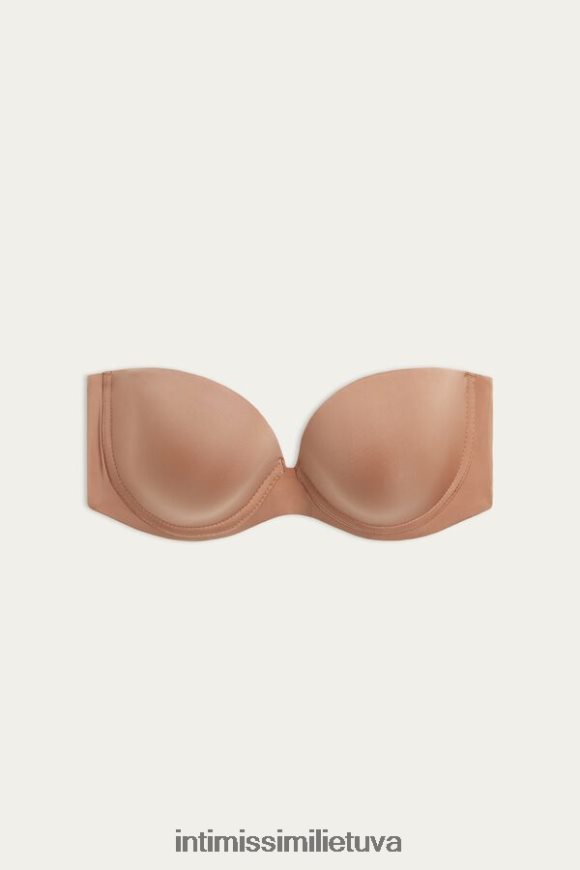 moterys vidutinio smėlio spalvos Anna ultralengva mikropluošto juostinė liemenėlė Intimissimi apatinis trikotažas 248BPB731