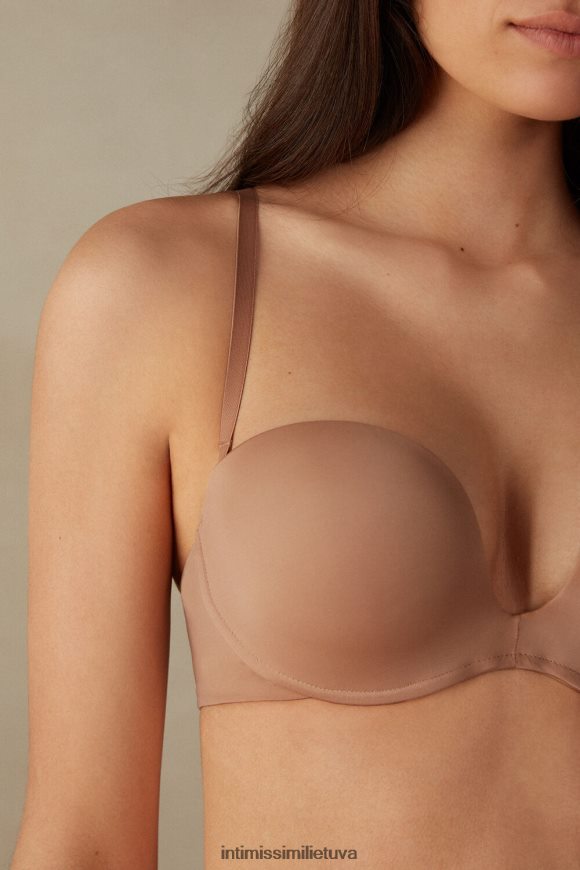 moterys vidutinio smėlio spalvos Monica itin lengva mikropluošto juostinė liemenėlė Intimissimi apatinis trikotažas 248BPB656