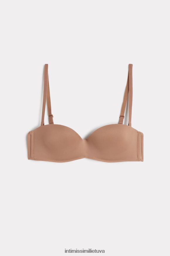 moterys vidutinio smėlio spalvos gioia bandeau liemenėlė Intimissimi apatinis trikotažas 248BPB775