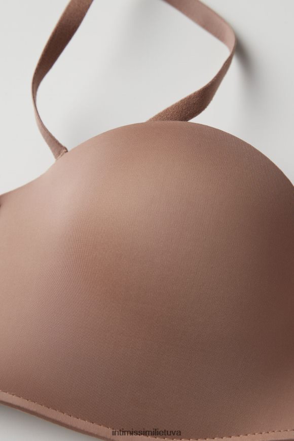 moterys vidutinio smėlio spalvos gioia itin lengva mikropluošto juostinė liemenėlė Intimissimi apatinis trikotažas 248BPB502