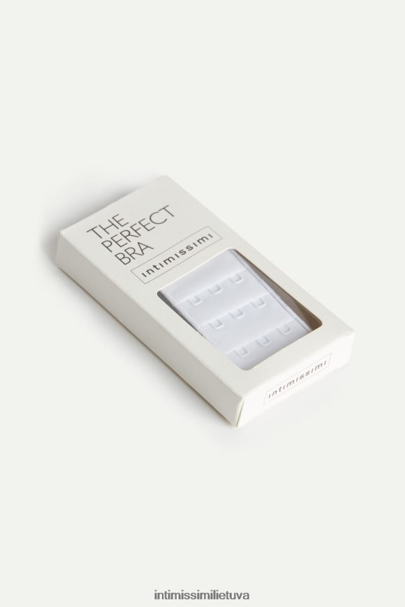 moterys balta/juoda/švelna smėlio/šilko rožinė liemenėlės nugaros ilgintuvai su 3 kabliukais Intimissimi apatinis trikotažas 248BPB606