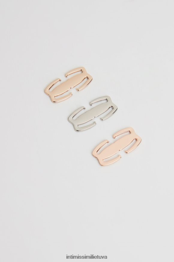 moterys sidabrinė/auksinė/rožinė liemenėlės dirželio kabliukai Intimissimi apatinis trikotažas 248BPB598