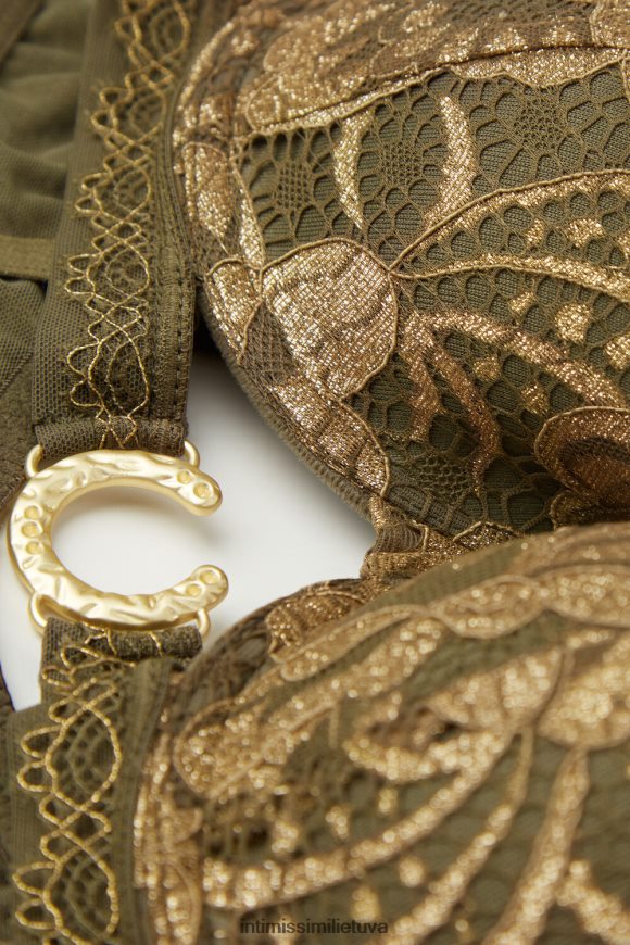 moterys žalios samanos/oro Tiziana auksinė deivė trikampė liemenėlė Intimissimi apatinis trikotažas 248BPB457