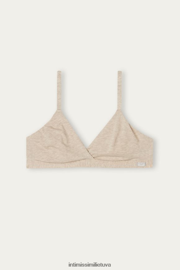 moterys natūralus mišinys emma natūralios medvilnės trikampė liemenėlė Intimissimi apatinis trikotažas 248BPB715