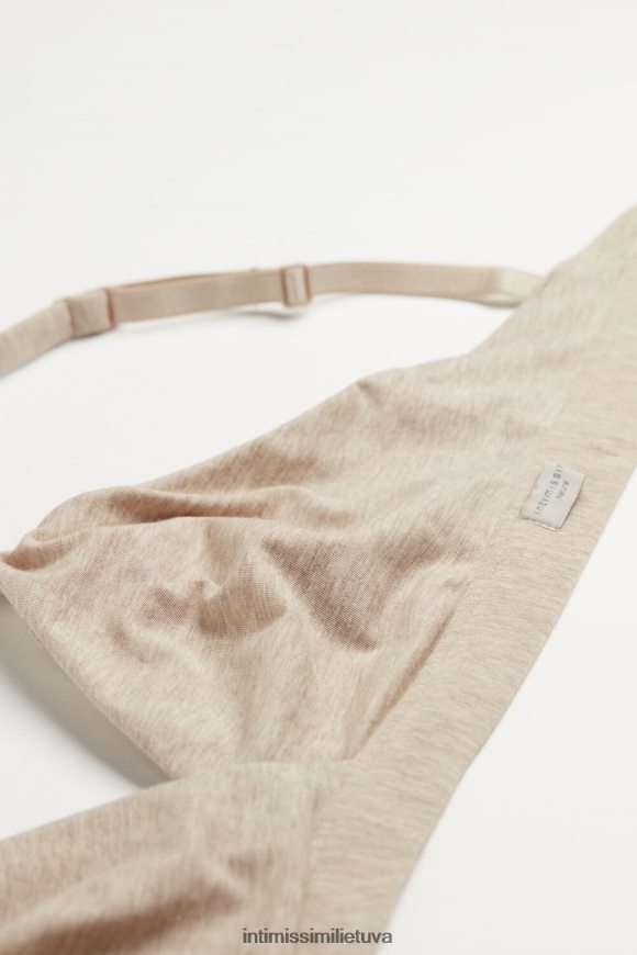 moterys natūralus mišinys emma natūralios medvilnės trikampė liemenėlė Intimissimi apatinis trikotažas 248BPB715