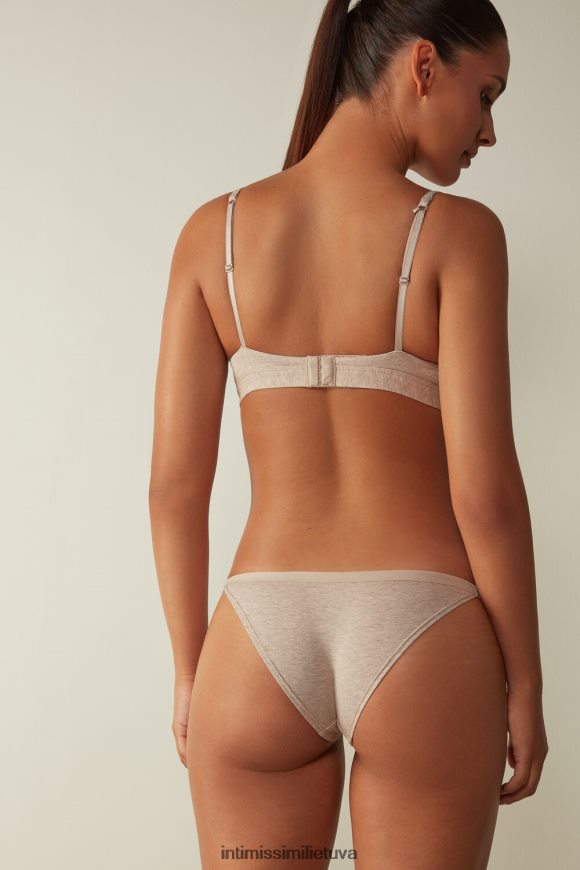 moterys natūralus mišinys tiziana natūralios medvilnės trikampė liemenėlė Intimissimi apatinis trikotažas 248BPB716