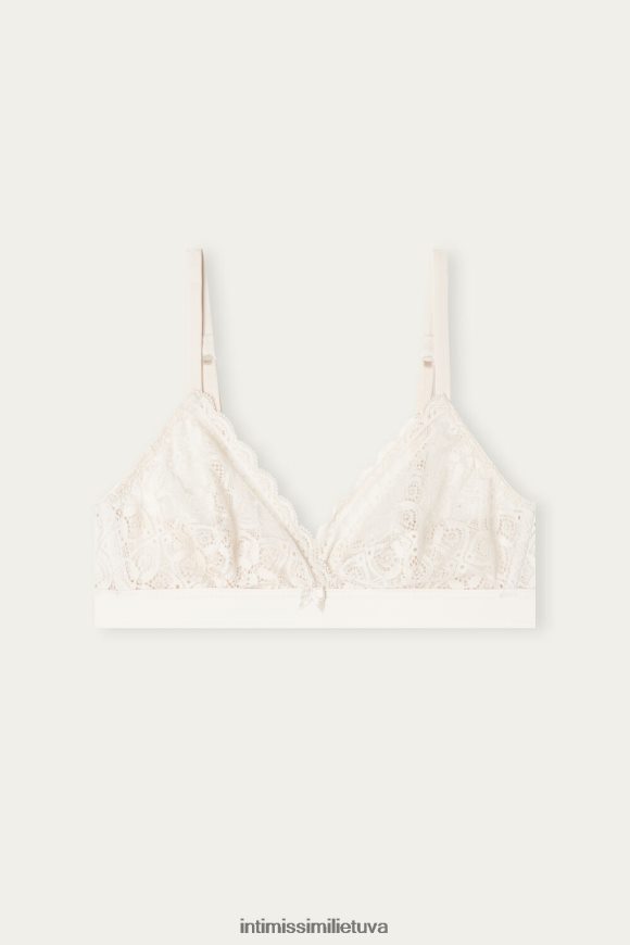 moterys rožinis šilkas emma nėrinių trikampė liemenėlė Intimissimi apatinis trikotažas 248BPB680