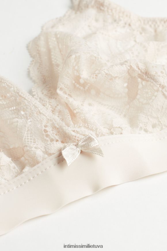 moterys rožinis šilkas emma nėrinių trikampė liemenėlė Intimissimi apatinis trikotažas 248BPB680