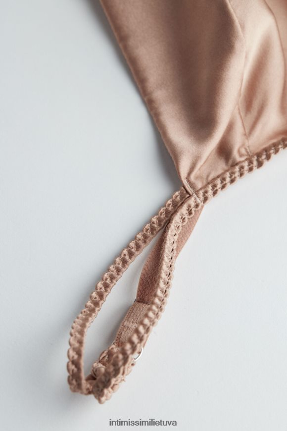 moterys satino rožinė emma šilkinė trikampė liemenėlė Intimissimi apatinis trikotažas 248BPB794
