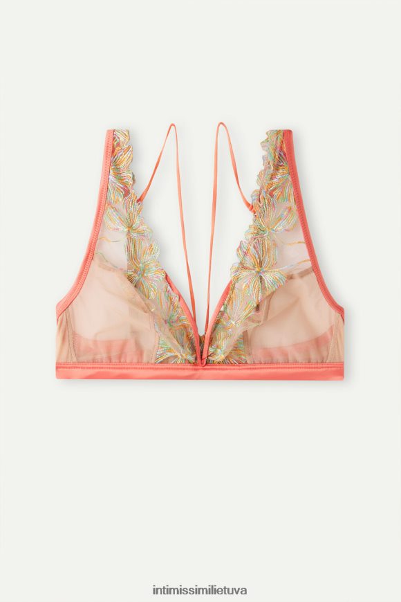 moterys švelni smėlio/daugiaspalvė saldainių spalvos trikampė liemenėlė Intimissimi apatinis trikotažas 248BPB513