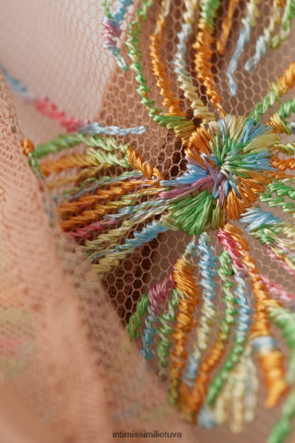 moterys švelni smėlio/daugiaspalvė saldainių spalvos trikampė liemenėlė Intimissimi apatinis trikotažas 248BPB513