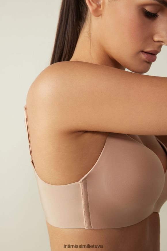 moterys švelnus smėlio spalvos adele ultralengva mikropluošto trikampė liemenėlė Intimissimi apatinis trikotažas 248BPB724