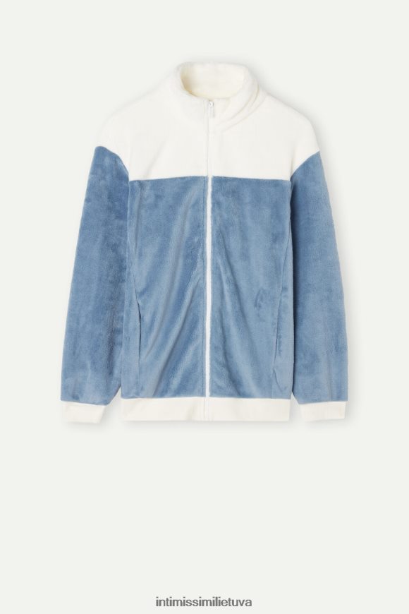 moterys bianco spalvotas blokinis vilnos bomberis Intimissimi drabužiai 248BPB1597