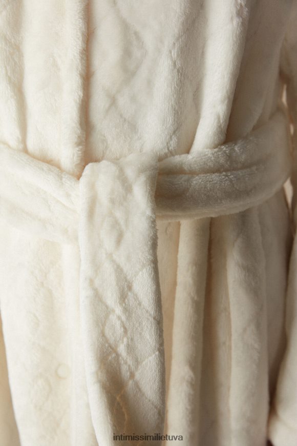 moterys milteliai balti elegantiškas naktinis chalatas Intimissimi drabužiai 248BPB1581