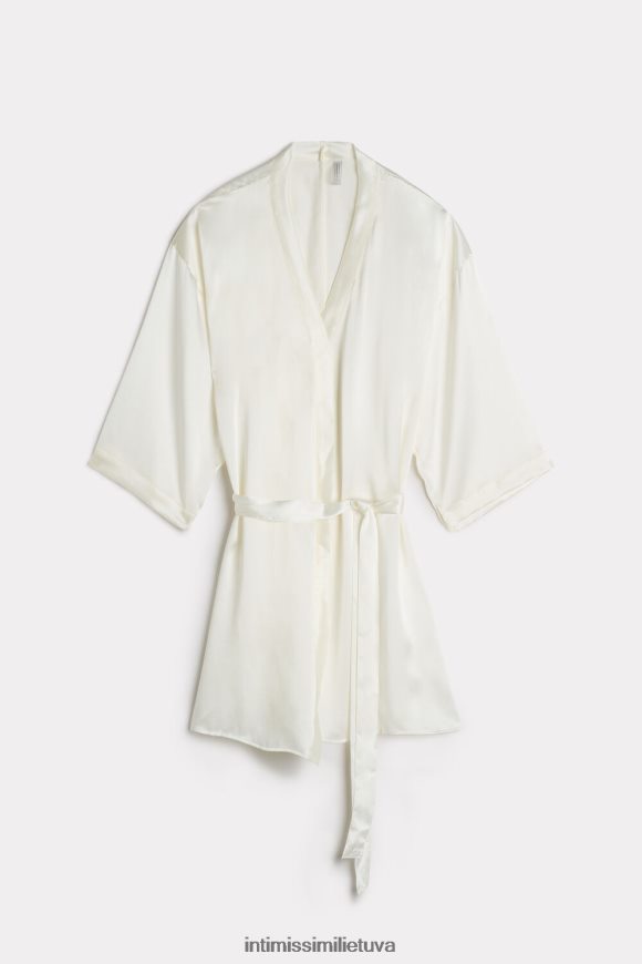 moterys milteliai balti šilko kimono Intimissimi drabužiai 248BPB1673