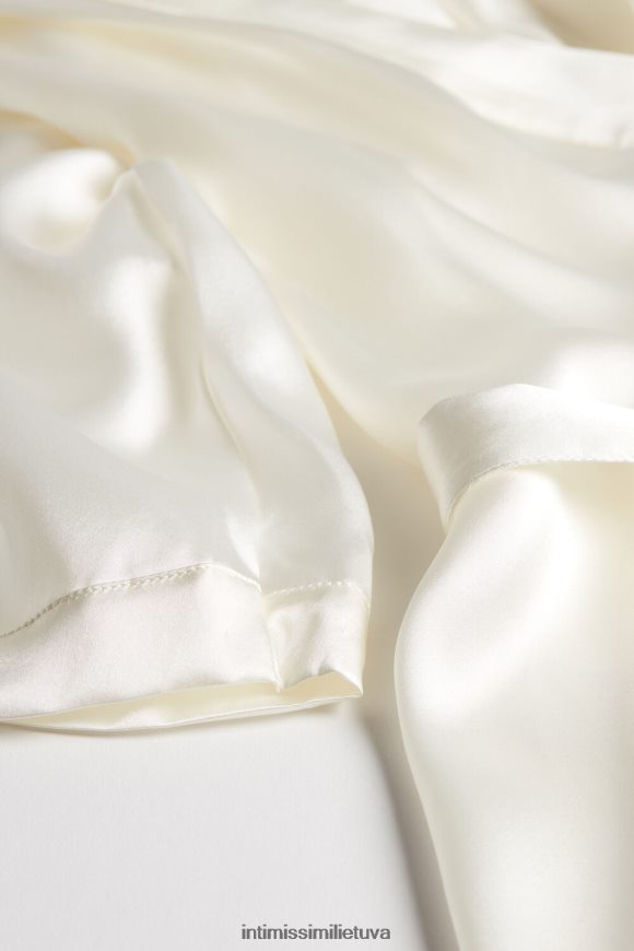 moterys milteliai balti šilko kimono Intimissimi drabužiai 248BPB1673