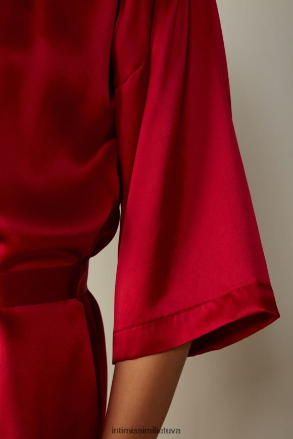 moterys raudona šilko kimono Intimissimi drabužiai 248BPB1678