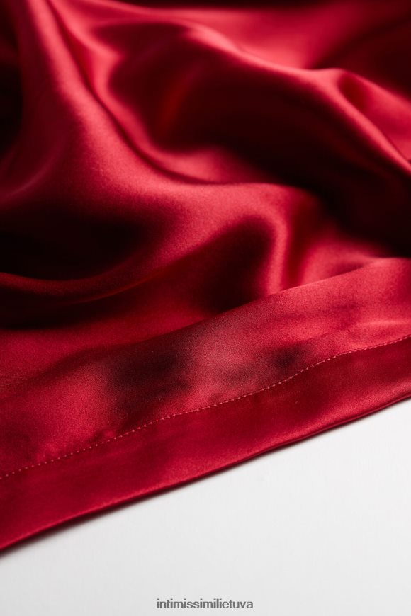 moterys raudona šilko kimono Intimissimi drabužiai 248BPB1678