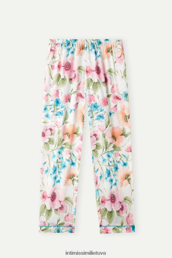 moterys botanikos dainų tekstai spausdinti botanical lyrics pilnos satino kelnės Intimissimi drabužiai 248BPB1558