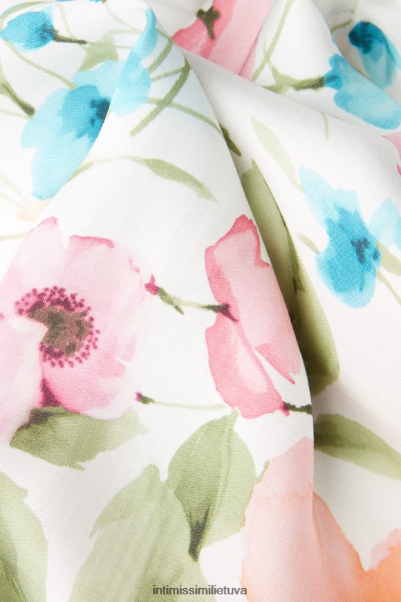 moterys botanikos dainų tekstai spausdinti botanical lyrics pilnos satino kelnės Intimissimi drabužiai 248BPB1558