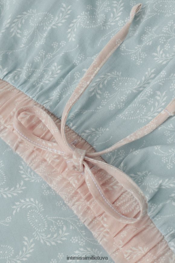 moterys romantiškas kašmyro raštas romantiškos kašmyro spalvos medvilninės kelnės Intimissimi drabužiai 248BPB1545