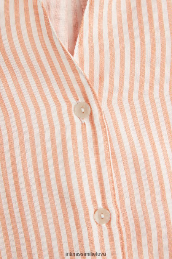 moterys rūdžių juostelės nesibaigiantis vasarinis naktinis marškinys su sagomis Intimissimi drabužiai 248BPB1493