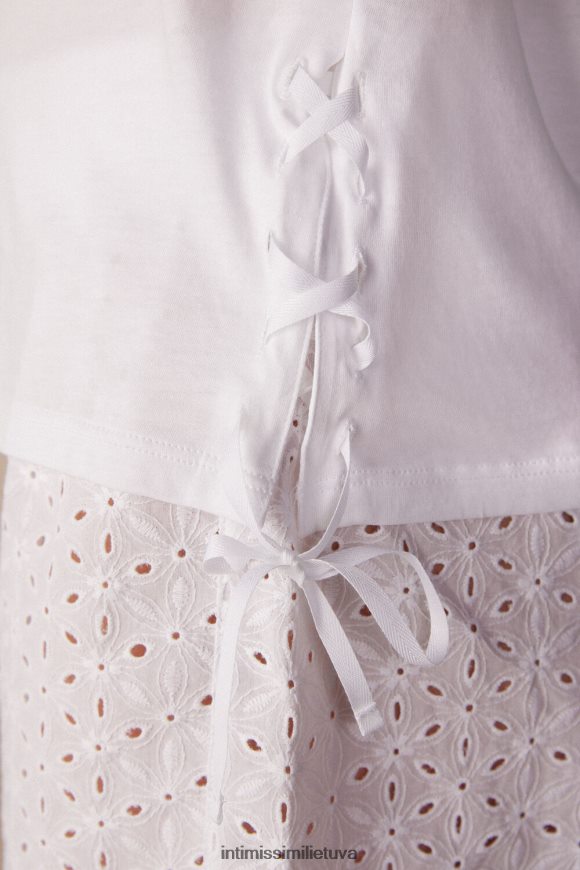 moterys baltas Hello sunshine itin gaivi supima medvilninė liemenė Intimissimi drabužiai 248BPB1528