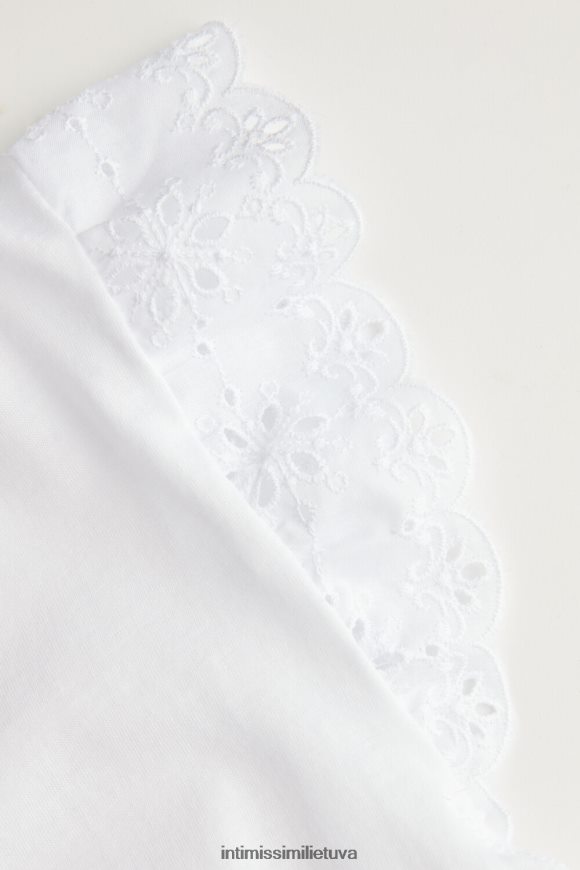 moterys baltas Hello sunshine itin gaivi supima medvilninė liemenė Intimissimi drabužiai 248BPB1528