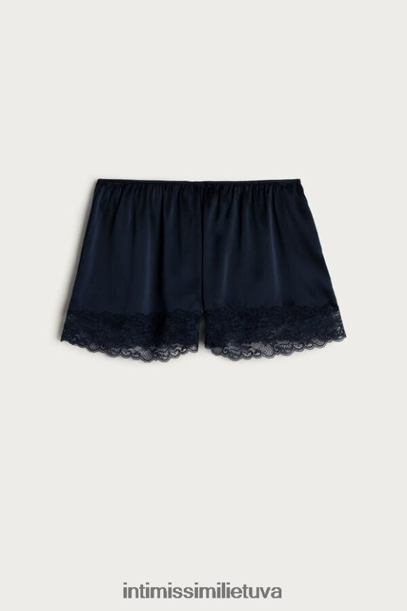 moterys intensyvi mėlyna šilkiniai šortai Intimissimi drabužiai 248BPB1667