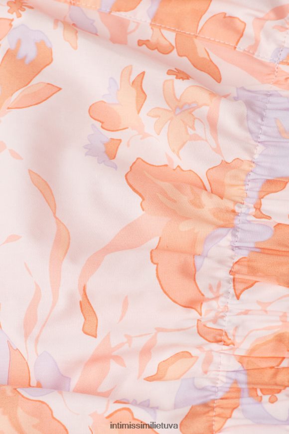moterys rainelės atspaudas vilkdalgių ir abrikosų medvilniniai šortai Intimissimi drabužiai 248BPB1520