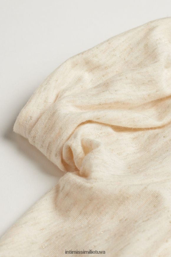 moterys baltas luošas lengvas modalas su šlubuojančiu kašmyrui aukštu kaklu Intimissimi drabužiai 248BPB1381