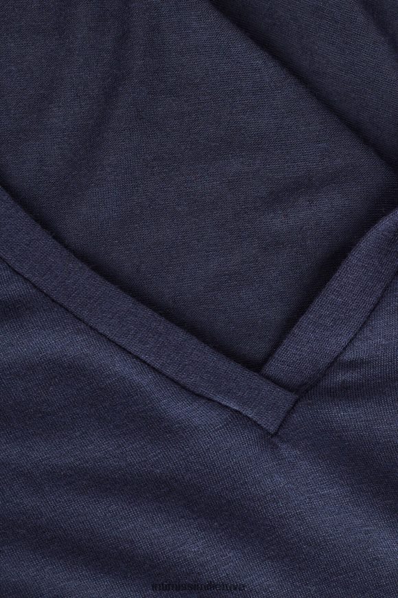 moterys intensyvi mėlyna Itin lengvas modalas su kašmyrui V formos iškirpte Intimissimi drabužiai 248BPB1348