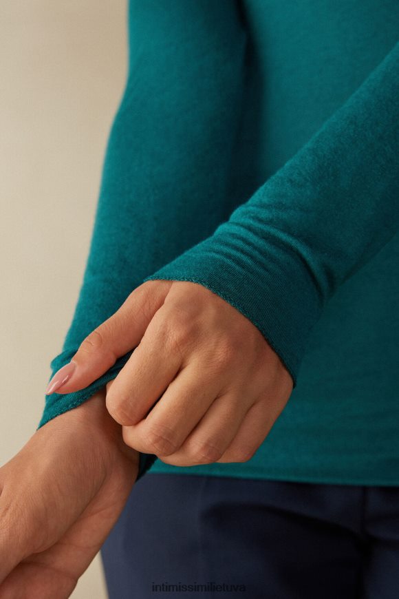 moterys visžalis Modalinio kašmyro itin lengvas viršutinis aukštu kaklu Intimissimi drabužiai 248BPB1350