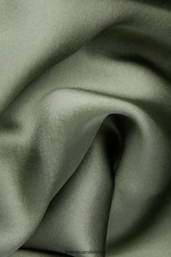 moterys šalavijų žalia nėrinių ir šilko viršus Intimissimi drabužiai 248BPB1266