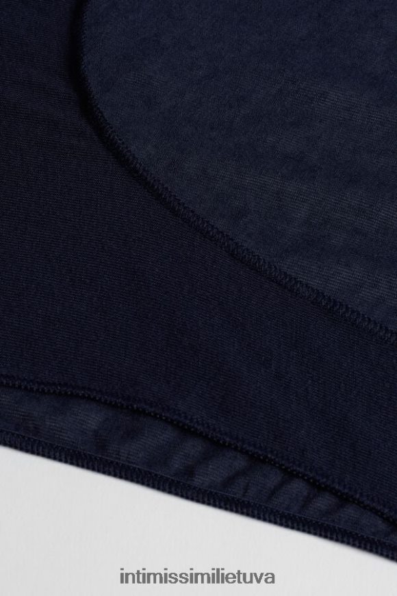 moterys intensyvi mėlyna Modalinio kašmyro itin lengvas platus pečių viršus Intimissimi drabužiai 248BPB1436