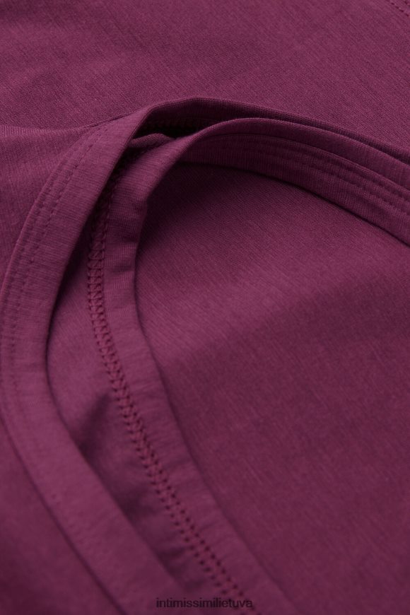 moterys purpurinis vynas Natūralios medvilnės viršutinė juostelė Intimissimi drabužiai 248BPB1272