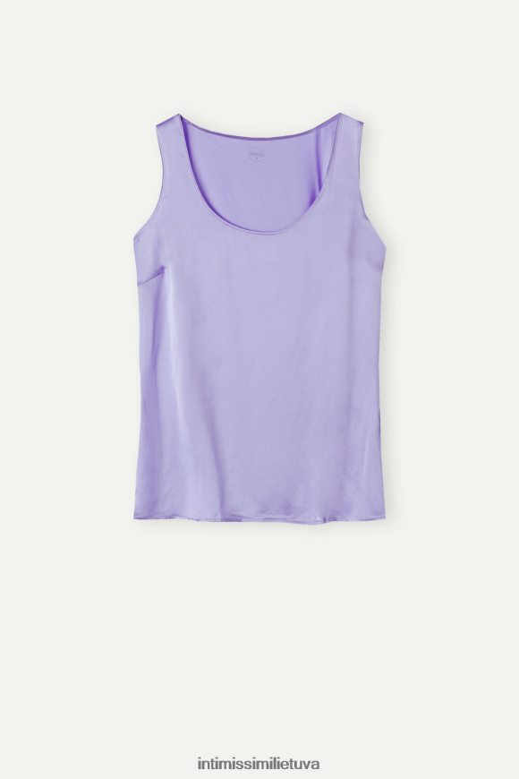 moterys saldžios levandos šilkinė ir modalinė liemenė Intimissimi drabužiai 248BPB1291