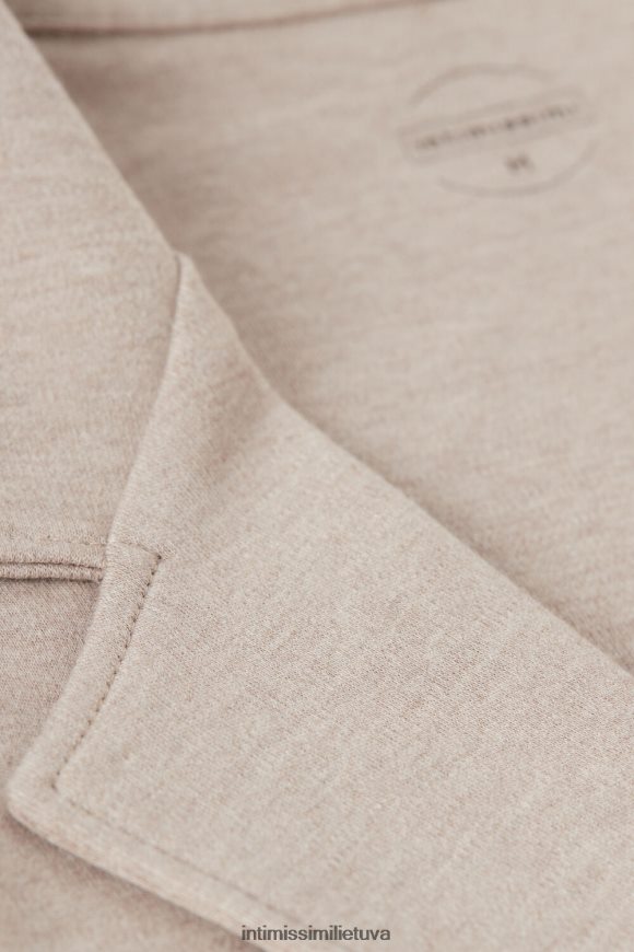 moterys bianco medvilninė striukė su interlock sagomis Intimissimi drabužiai 248BPB1360