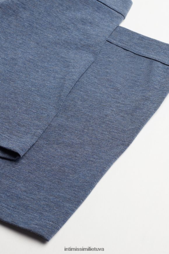 vyrų džinsinio mėlynumo mišinys Supima medvilniniai laisvi boksai Intimissimi apatinis trikotažas 248BPB134