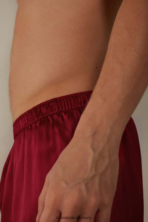 vyrų raudona šilko boksininkai Intimissimi apatinis trikotažas 248BPB90