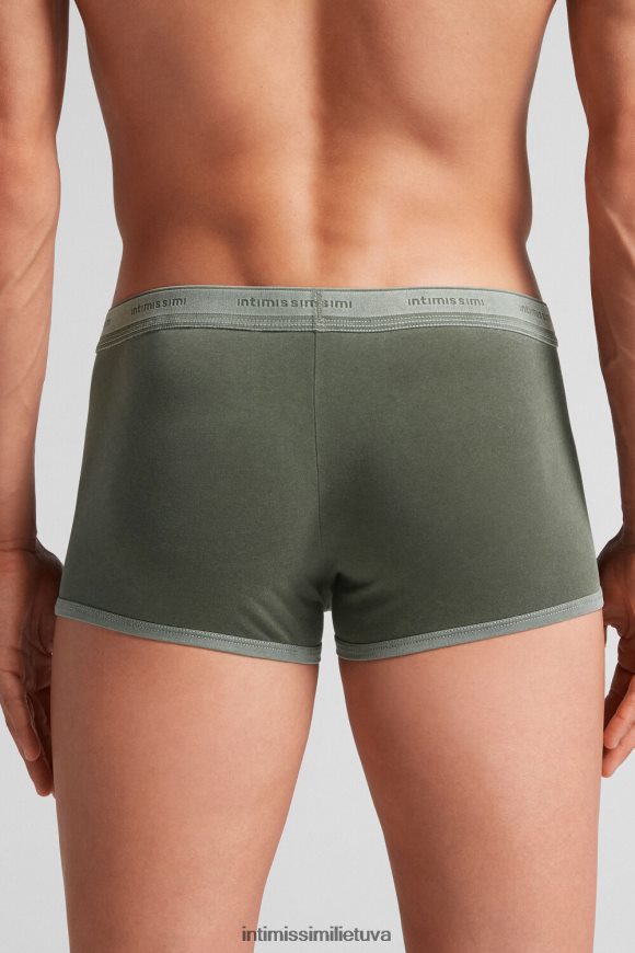 vyrų verde bosco del natūralūs šviežios supima medvilnės boksai su logotipu Intimissimi apatinis trikotažas 248BPB7