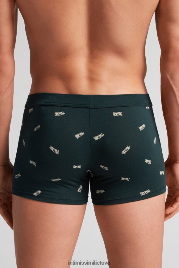 vyrų verde scuro st.soldi natūralūs švieži supima medvilniniai pinigų bokseriai Intimissimi apatinis trikotažas 248BPB2