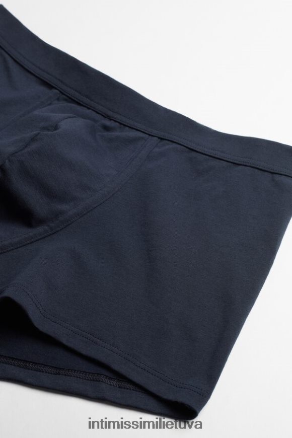 vyrų vidurnakčio mėlyna Supima medvilniniai laisvi boksai Intimissimi apatinis trikotažas 248BPB142